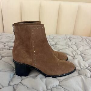 Rag & Bone Brown Suede Booties with studs - Size 37